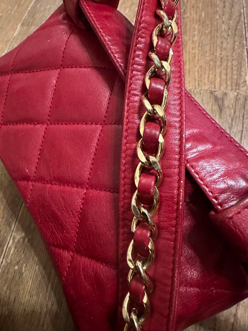 シャネル マトラッセ ピコローレ ターンロック ウエストポーチ チェーン バッグ