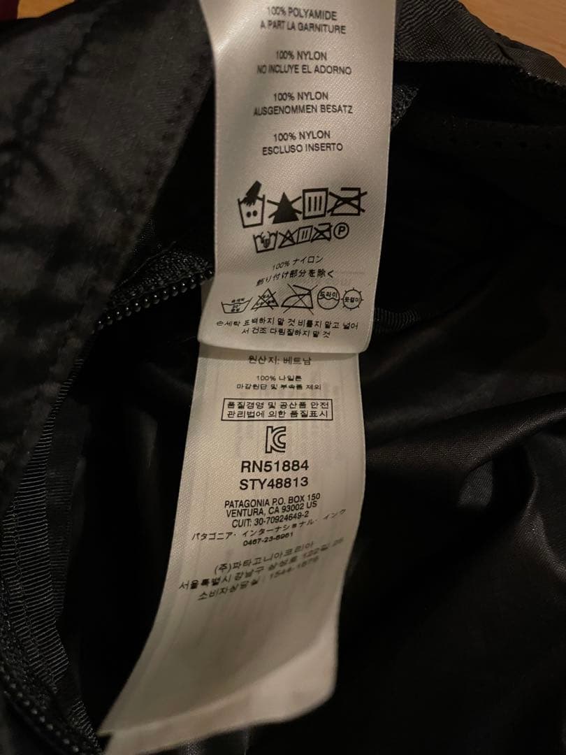 【美品】パタゴニア　ライトウェイトトラベルクーリエ　ブラック