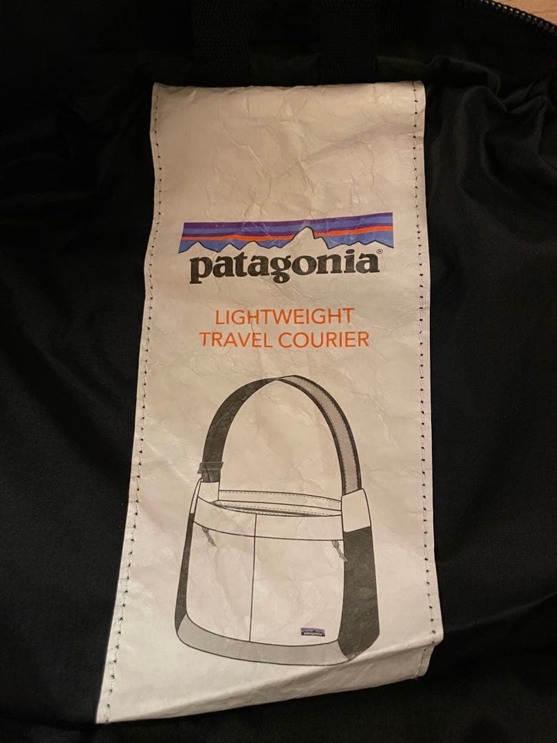 【美品】パタゴニア　ライトウェイトトラベルクーリエ　ブラック