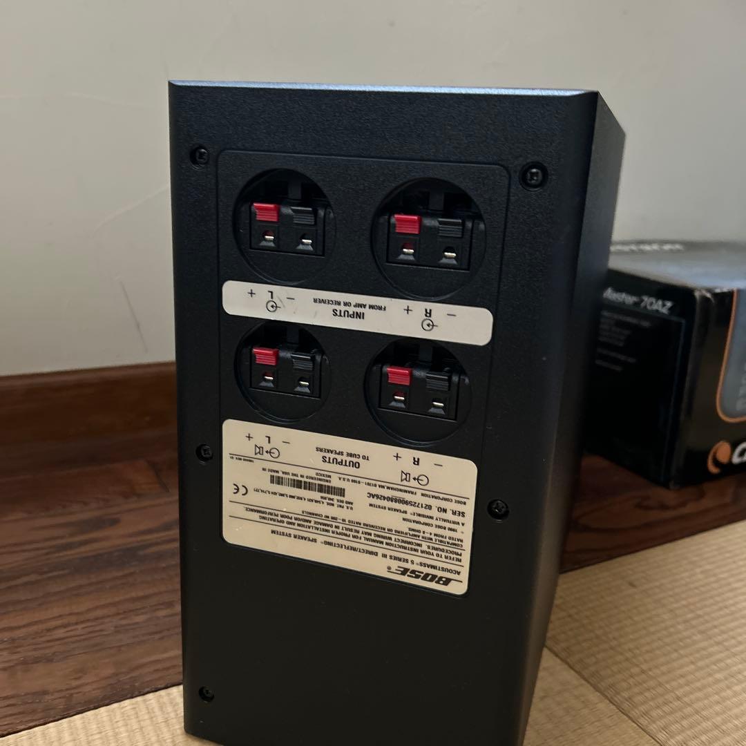 Bose サブウーファー 黒 縦型