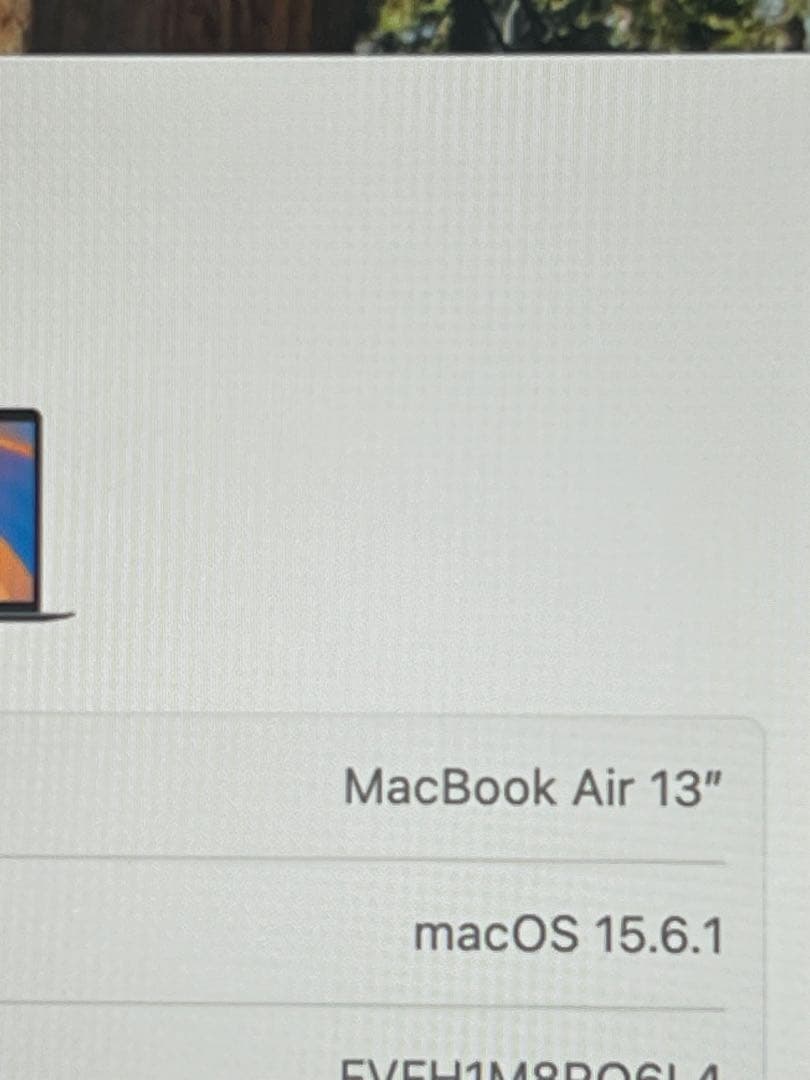 Apple MacBook Air 本体 スペースグレー　充電/使用回数-2回