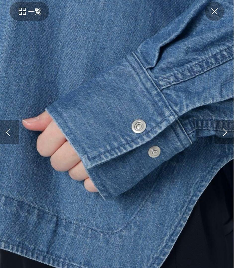 年末セール！ヴェルメーユパーイエナ　デニムフォルムシャツ