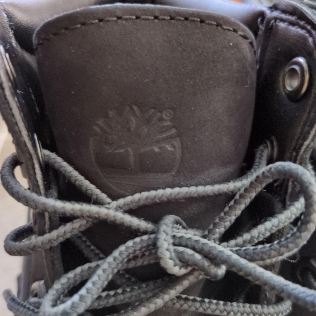 新品同様ティンバーランドレザーショートブーツ２４cm