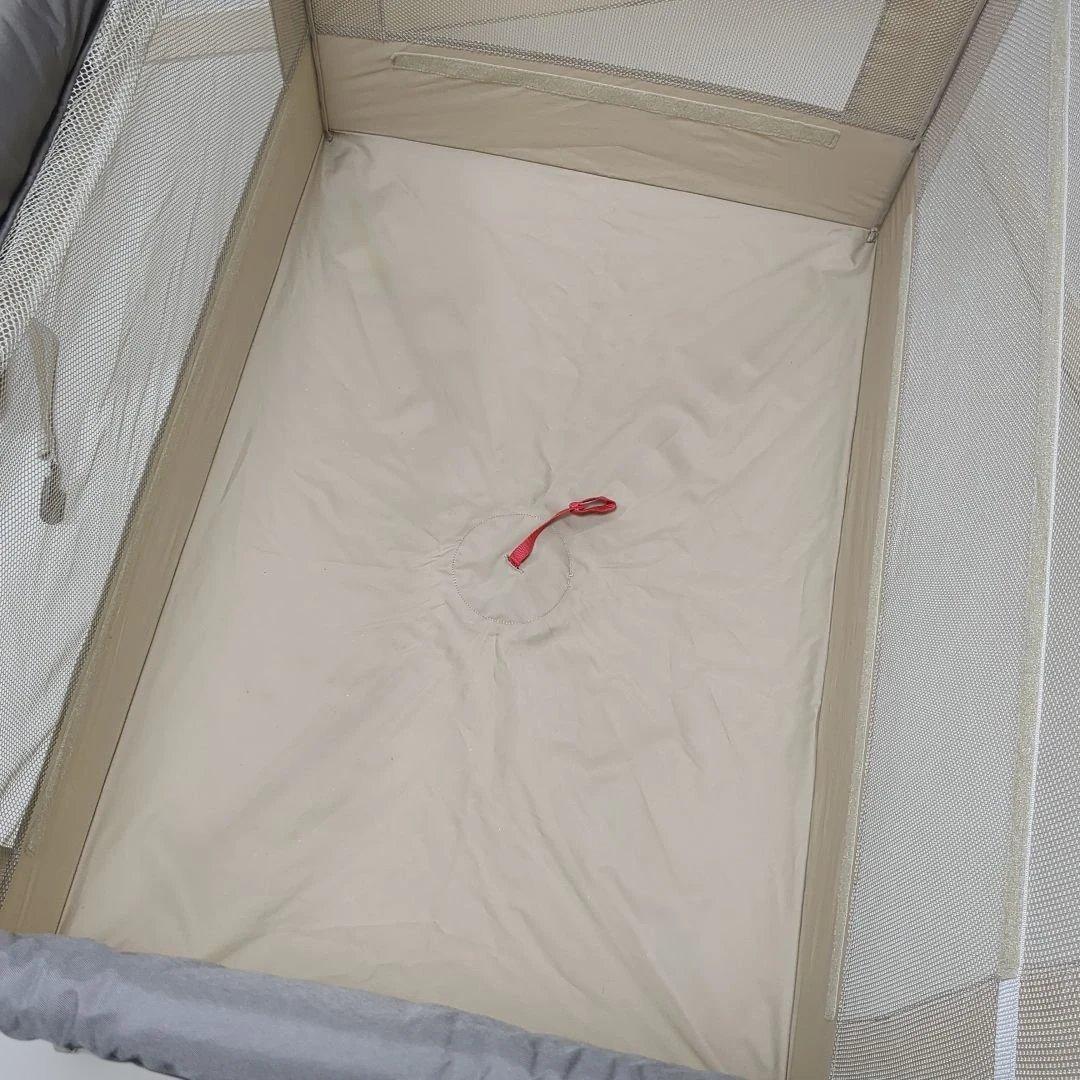 アップリカ　ココネルエアーab　折りたたみベビーベッド　ココアブラウン