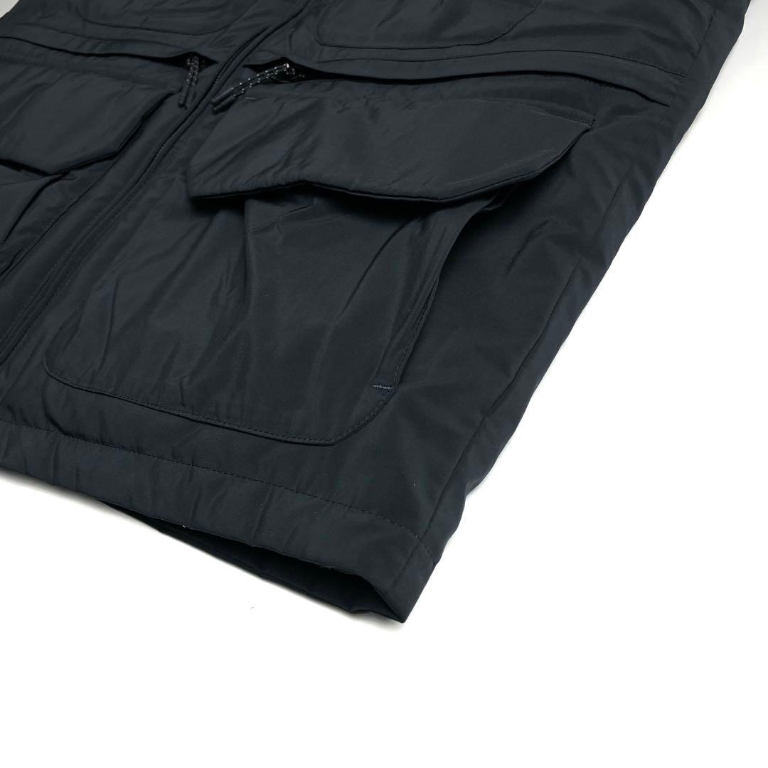 ナノユニバース x 西川ダウン 機能中綿ショートモッズコート ベスト付き