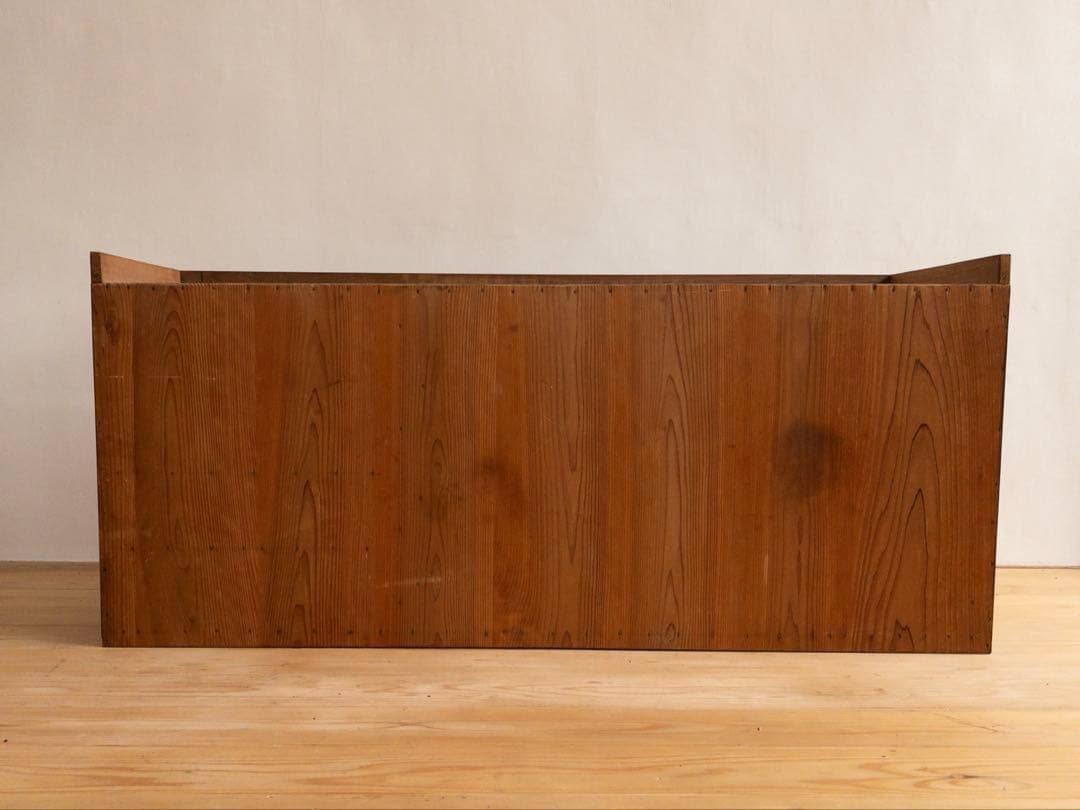 ローボード　木製　飾り棚　幅133cm　古道具　古家具　ビンテージ　アンティーク