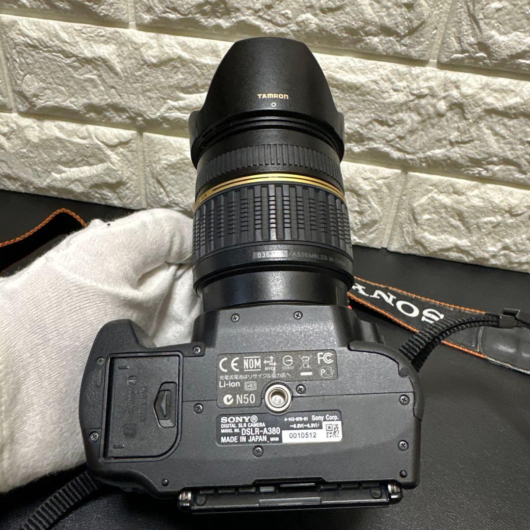 SONY α380 デジタル一眼レフカメラ　動作確認済　レンズセット　中古良品