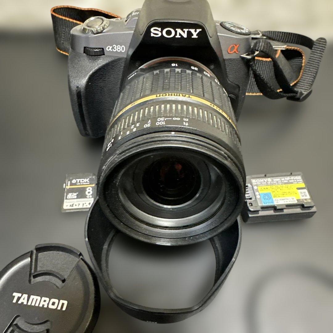 SONY α380 デジタル一眼レフカメラ　動作確認済　レンズセット　中古良品