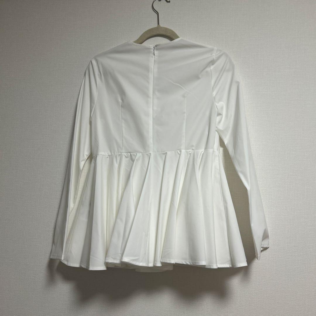 【mare】Basic Peplum Blouse撥水ベーシックペプラムブラウス