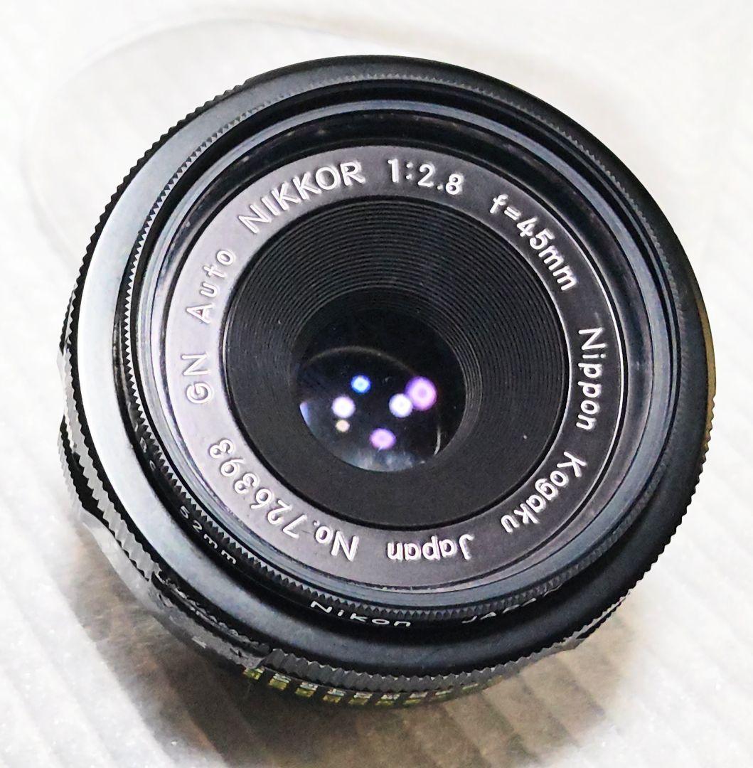 ニコン GN Auto NIKKOR 45mm F2.8 レアフード付