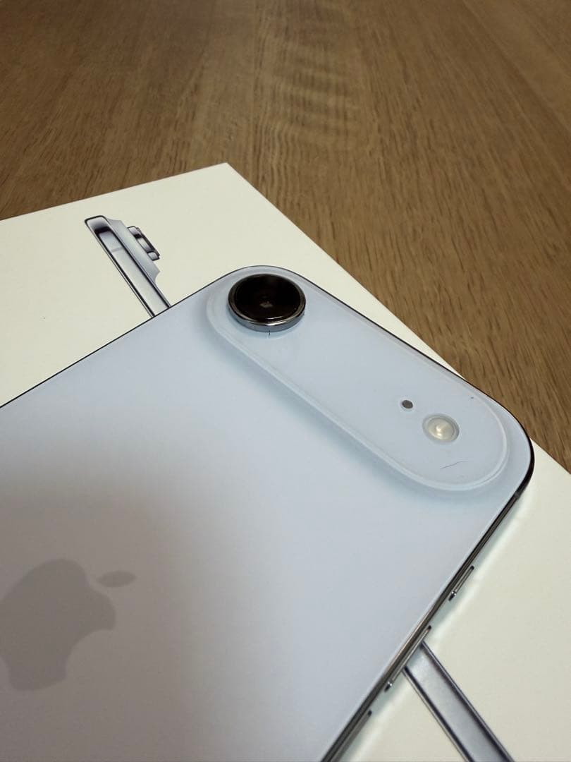 【美品】100% 512GB SIMフリー iPhone Air スカイブルー