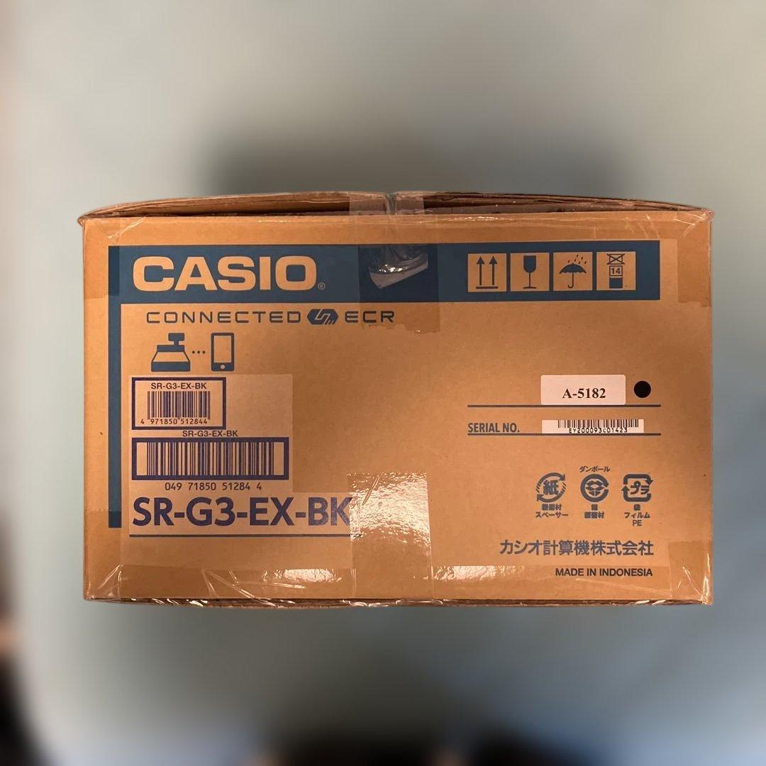 【未使用品】CASIO 電子レジスター SR-G3-EX-BK