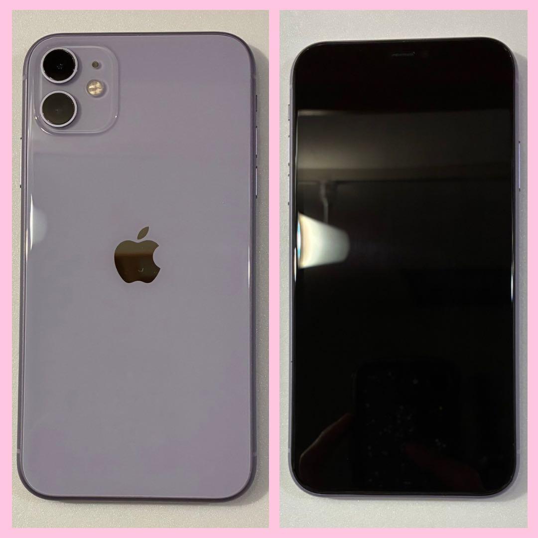 iPhone 11 256GB パープル SIMフリー#181