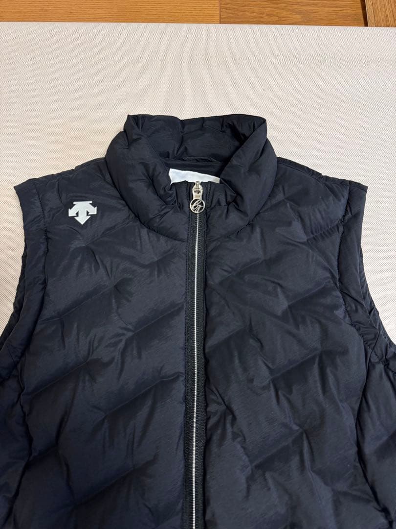 【新品未使用】デサント 中綿ベスト キルティング ブラック M