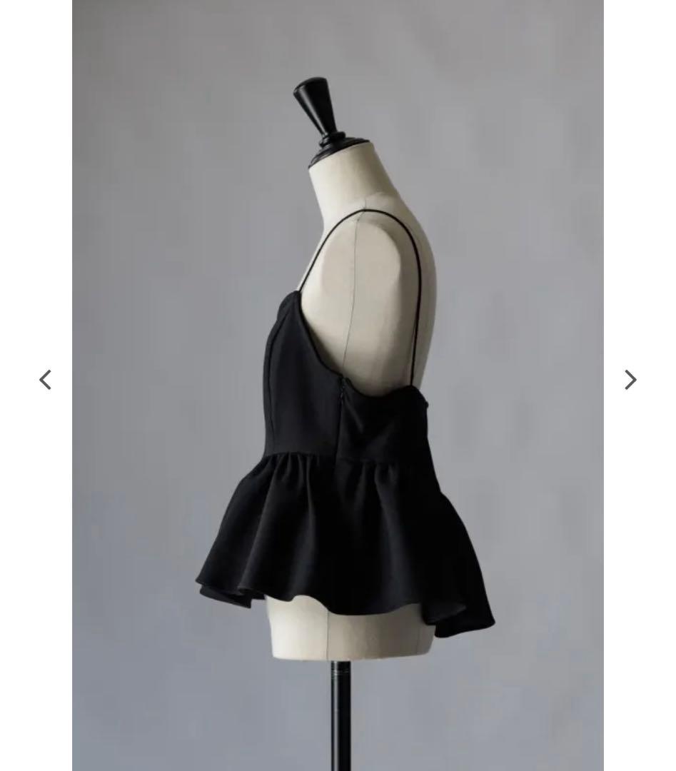 t.japan フリルビスチェ　ブラック