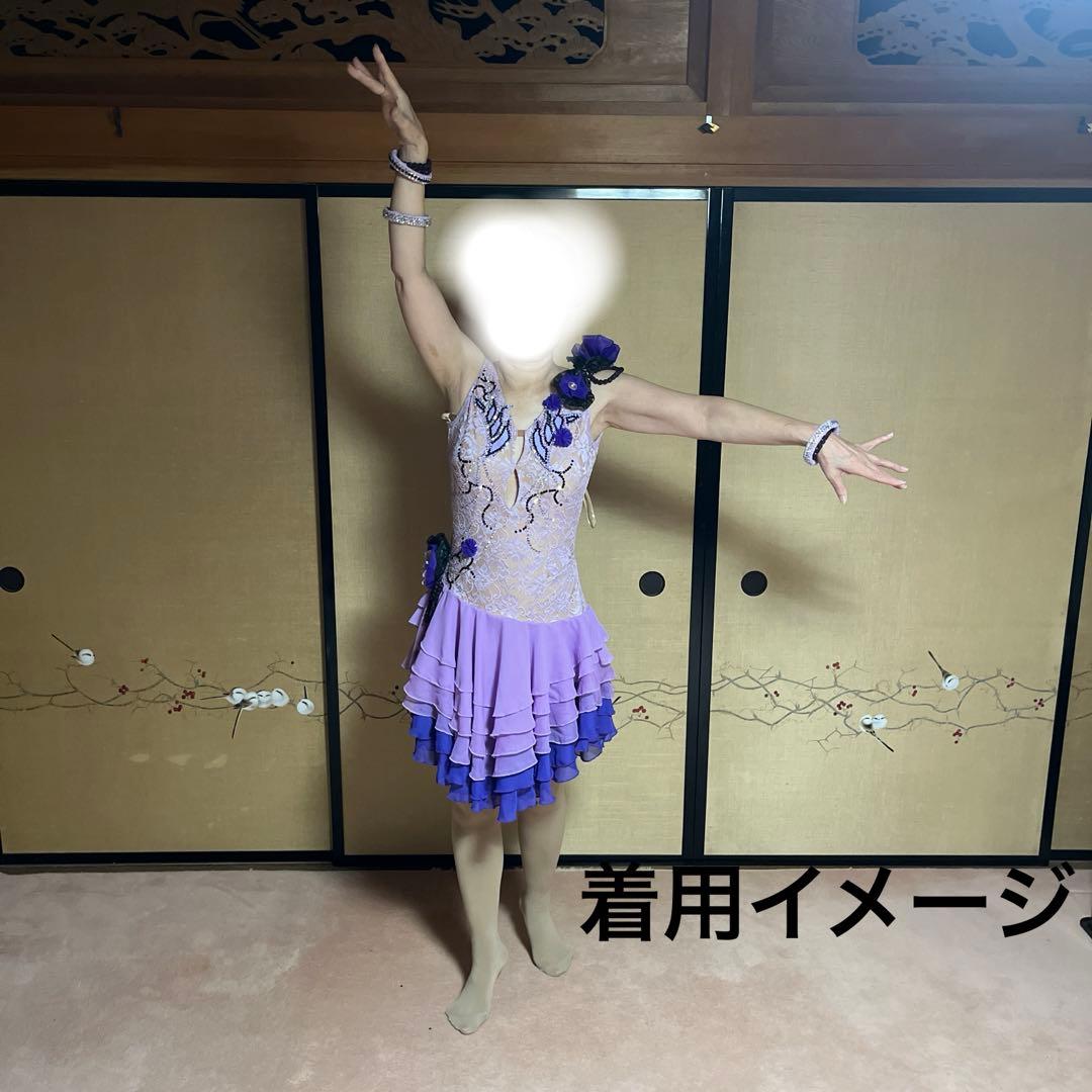 社交ダンスドレス　イヤリング付き