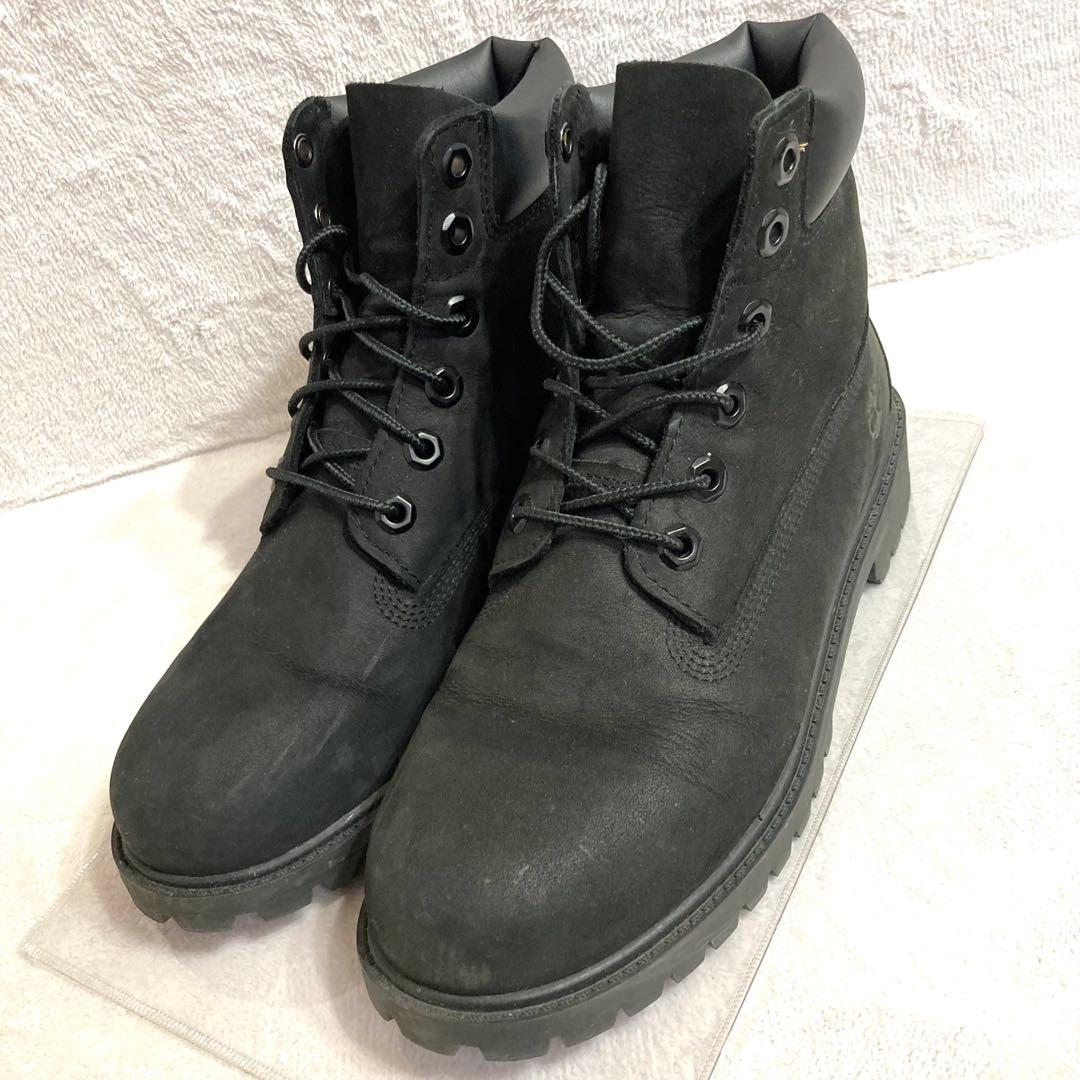 ✨極美品✨　ティンバーランド　ブラック　プレミアム　ウォータープルーフ　23.5