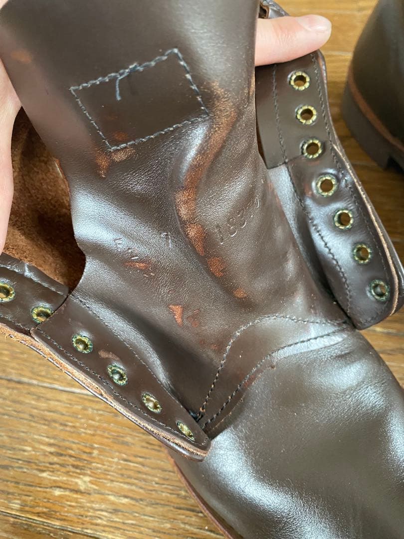 RED WING　8161 ガラスレザー ダークブラウン　US7D[25cm]