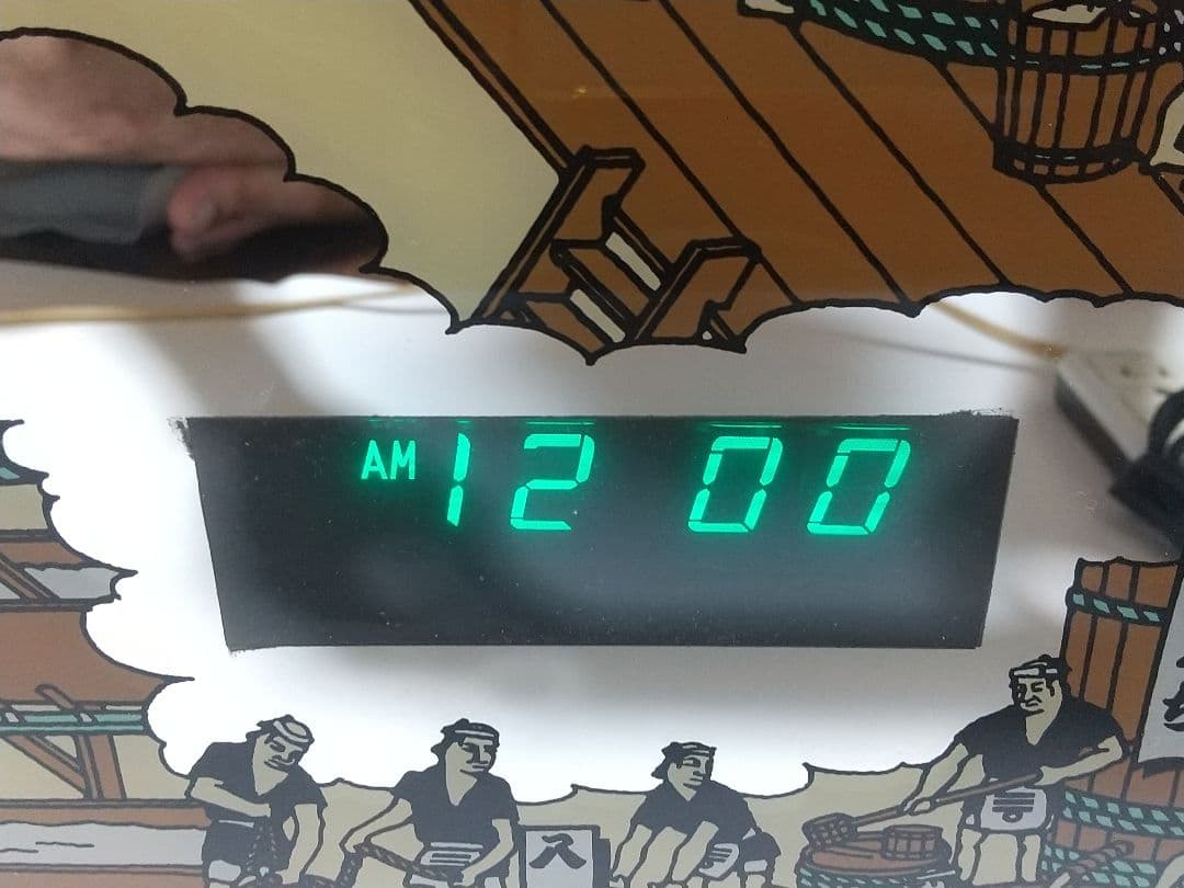 掛時計　エレコ　M2A　昭和レトロ