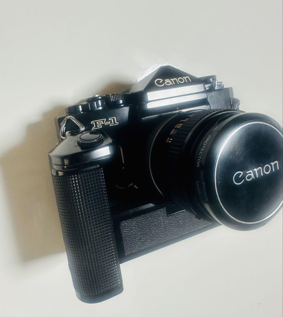 【美品】Canon F-1 フィルム一眼レフカメラ4点セット