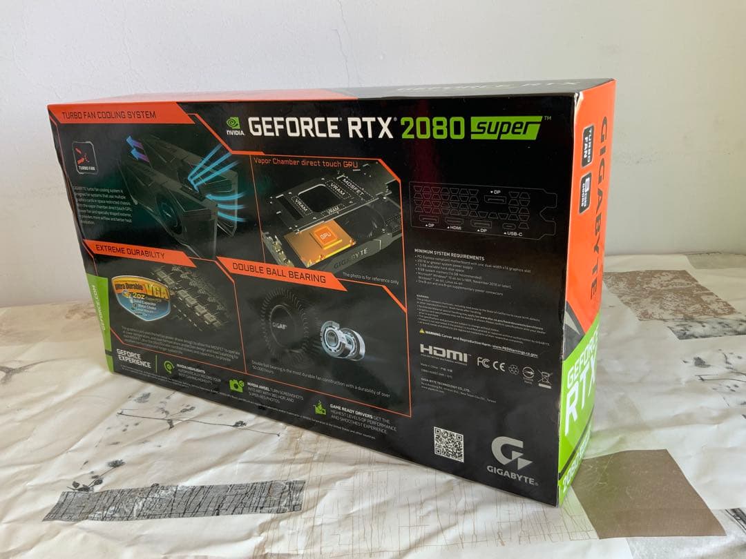 グラフィックボード・グラボ・ビデオカード GIGABYTE GEFORCE RTX 2080 Super Turbo 8G