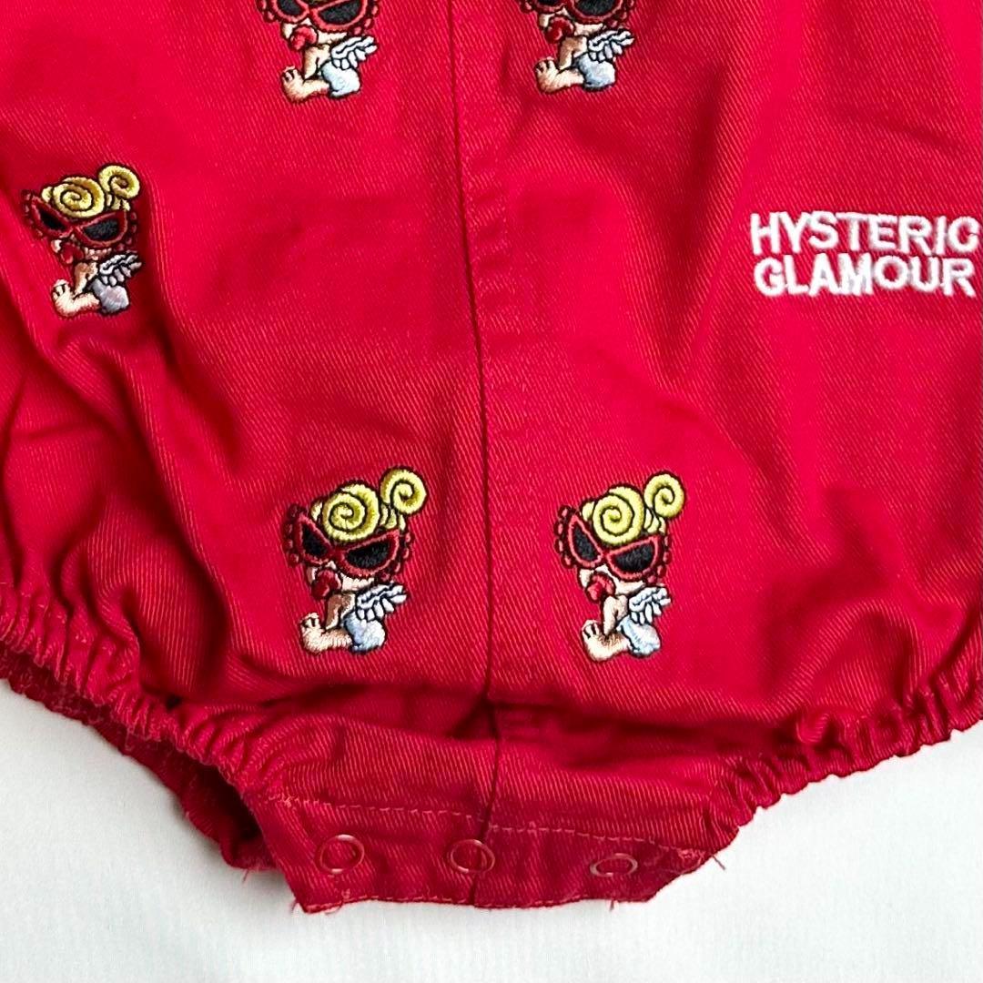 【激レア！】ヒスミニ エンジェル 羽付き ダルマオール ロンパース S レッド