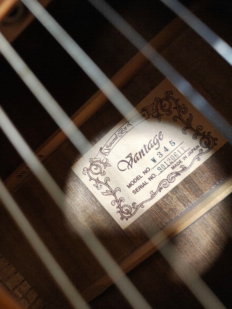 JAPANビンテージ/Vantage W-345/ギグケース付/美品