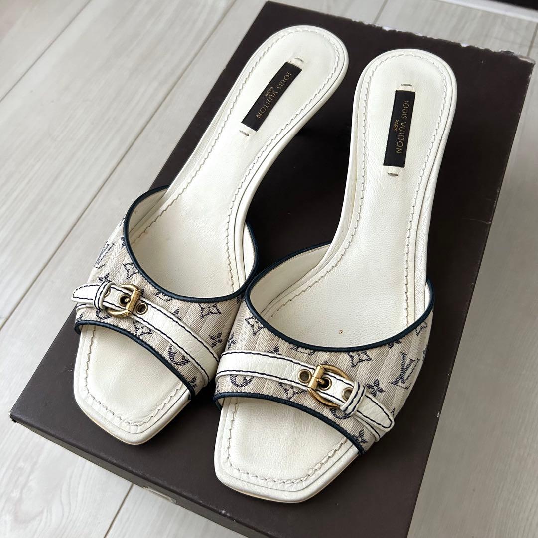 ルイヴィトン ミュール サンダル モノグラム 23.5cm 36.5