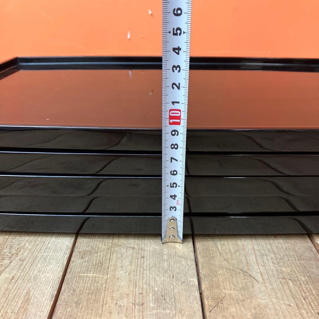 D-5 輪島塗 慶塚 わじま慶塚 漆器 卓上膳 懐石膳 会席膳 お膳 折敷 長角