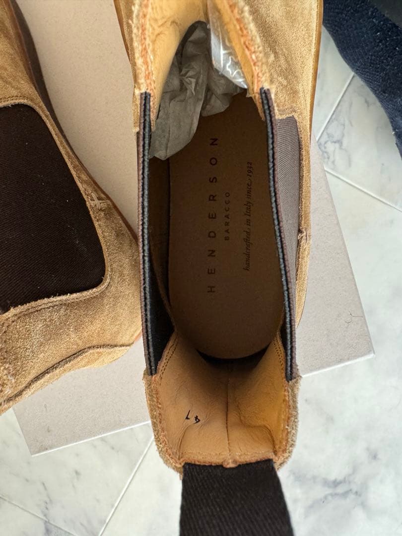 【新品未使用】「HENDERSON」ヘンダーソン サイドゴアブーツ