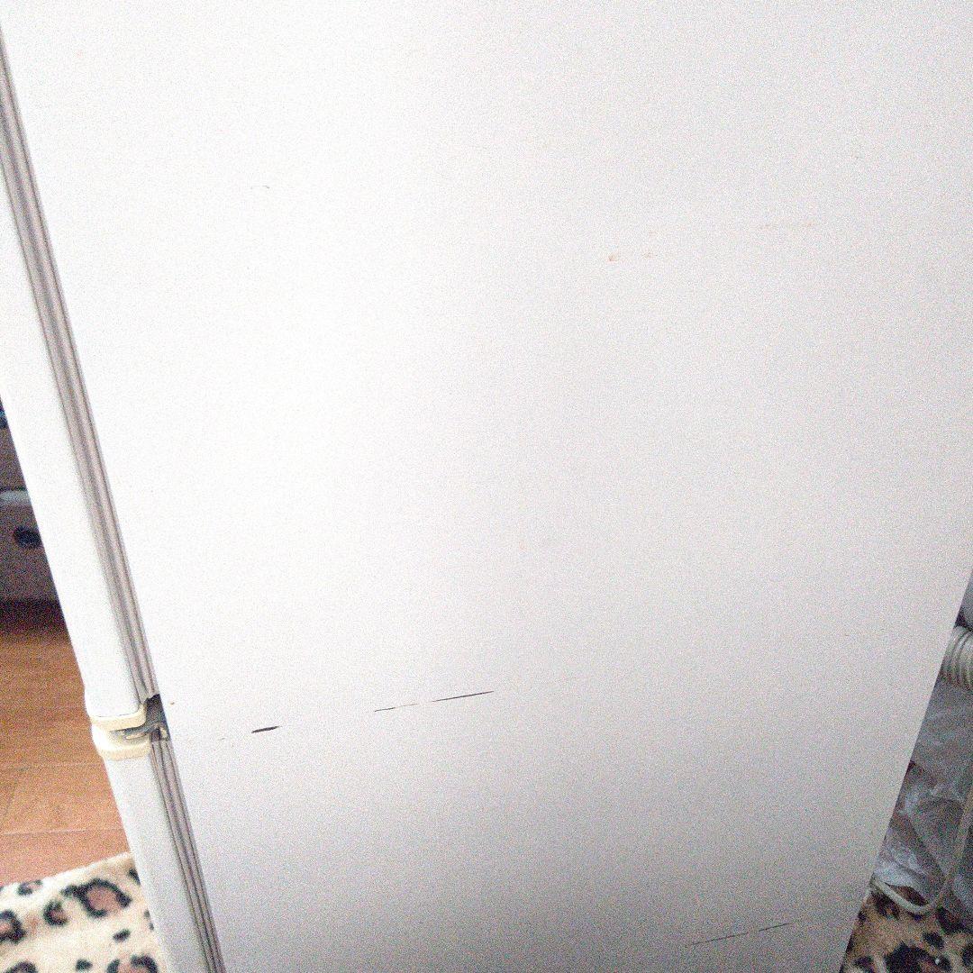 ナショナル☆2ドア冷凍冷蔵庫☆レトロ☆ホワイト&ブルー2005年製☆稼働品