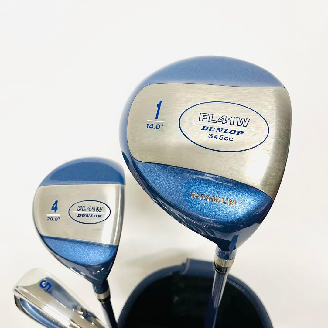 女性用　レディース　ゴルフセット　ゴルフ一式　フィラ　キャディバッグ　右利き　L