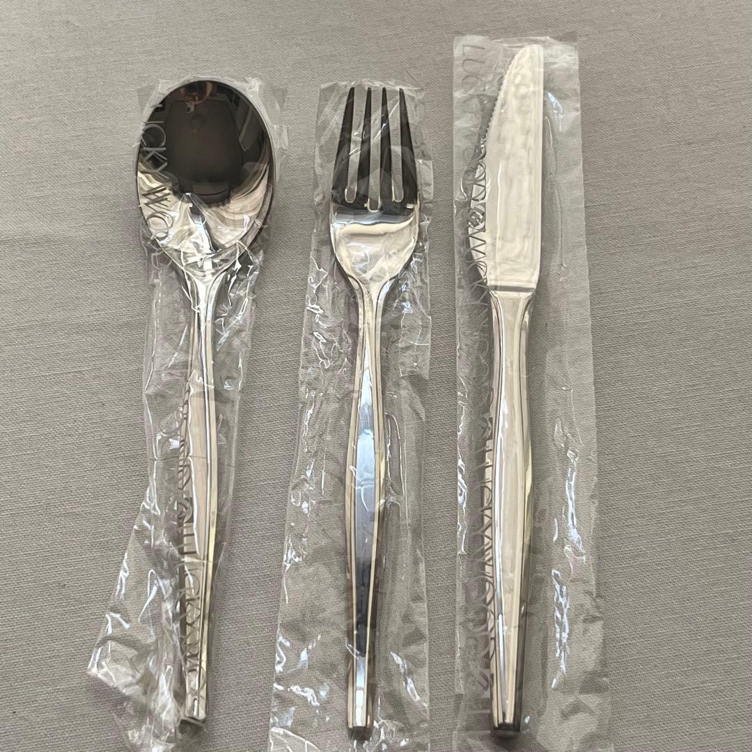 ラッキーウッド 18-12ステンレス ディナーカトラリーセット スプーン