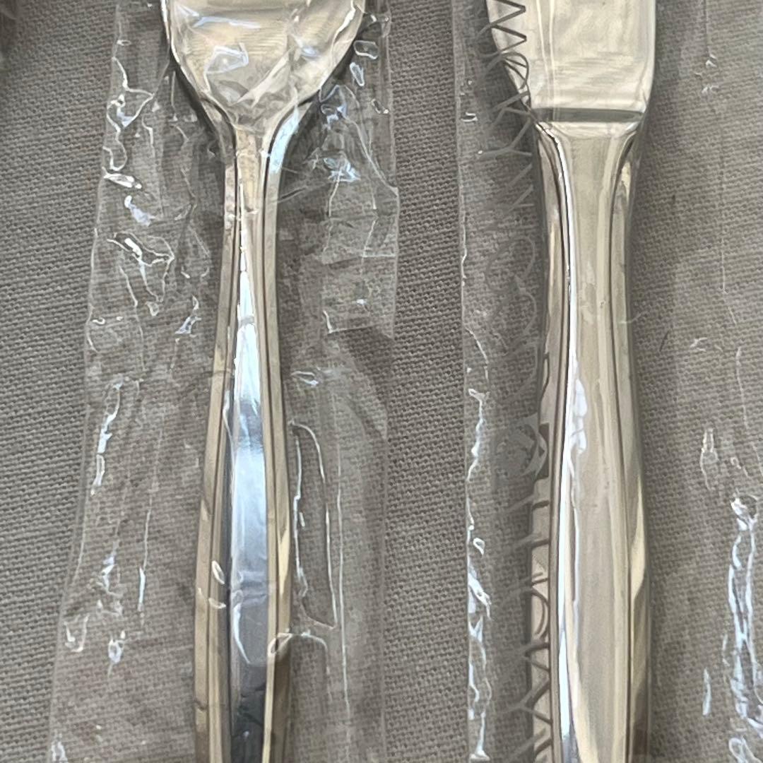 ラッキーウッド 18-12ステンレス ディナーカトラリーセット スプーン