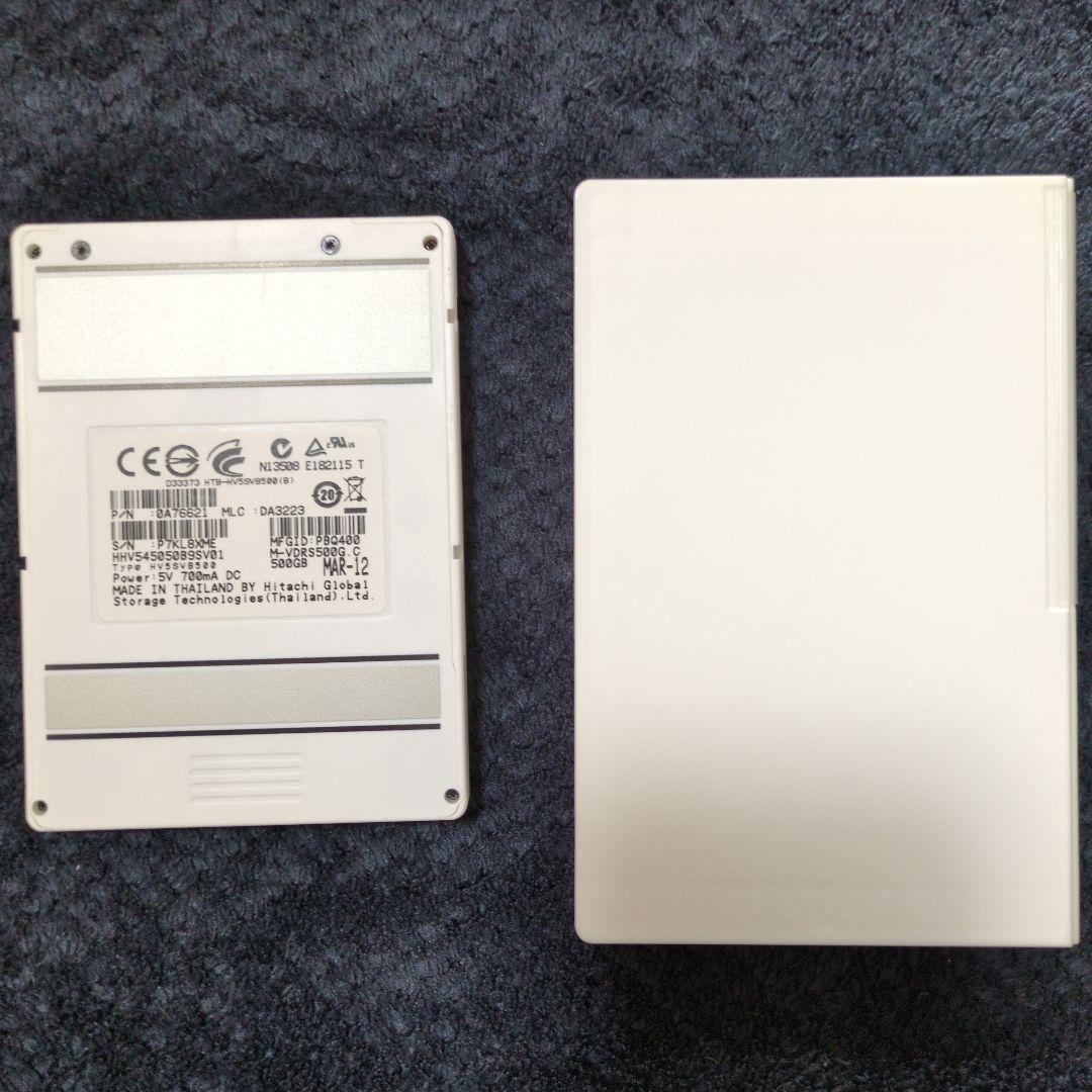 マクセル iVDR-S HDD 500GB です。