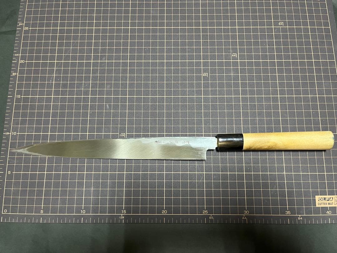 堺忠国 柳刃包丁 刺身包丁 フグ引き 9寸 本鍛錬 青鋼 極上 新品 包丁