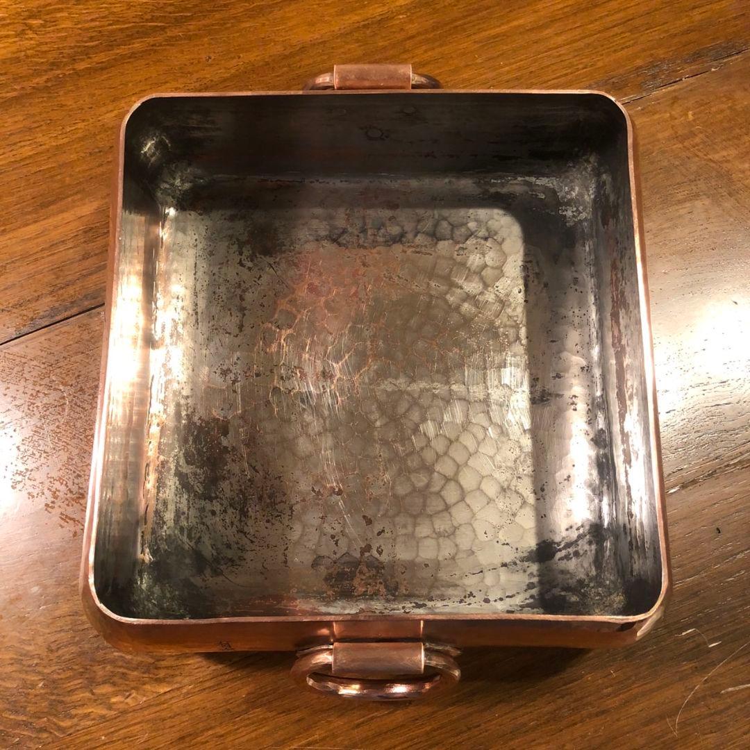 有次　おでん鍋　銅鍋　28センチ角大