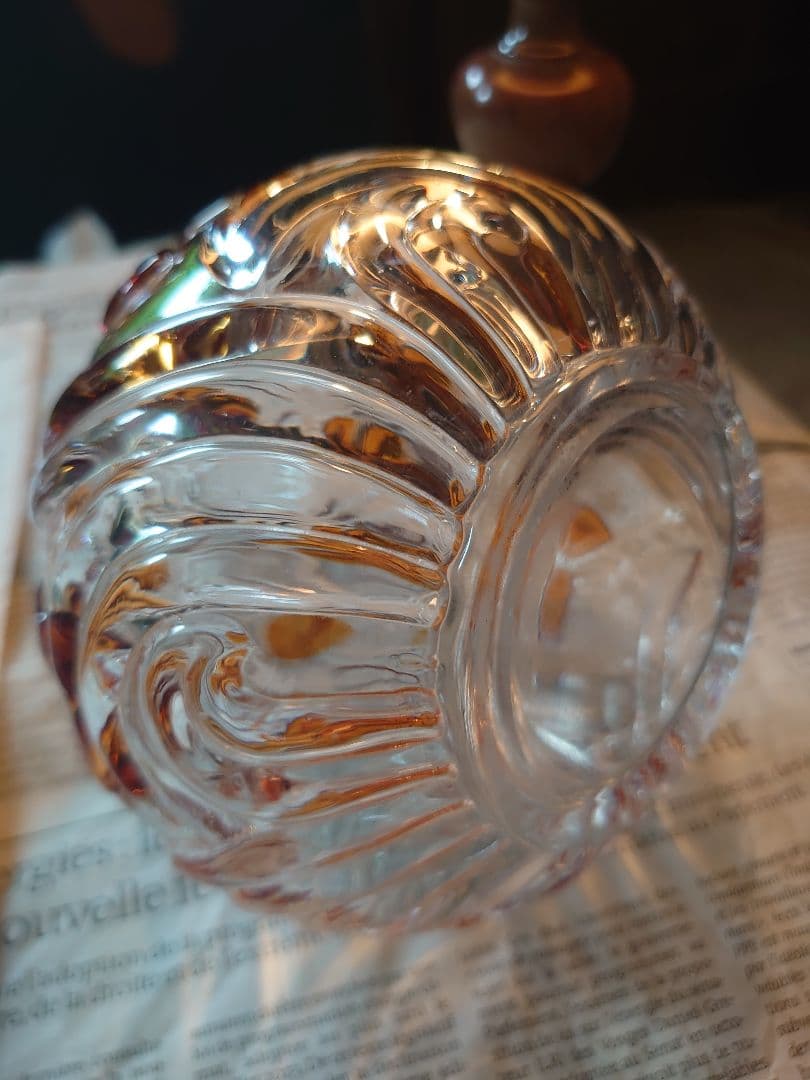 「売約済」1900s'アンティーク「Sant Louis 」デキャンタプレート付