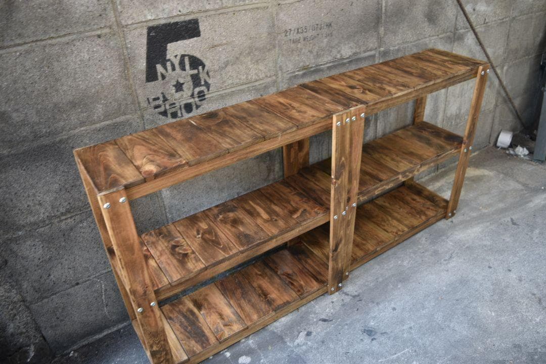 【送料無料】男前インテリア　茶色　インダストリアル　男前　ハンドメイド　6022