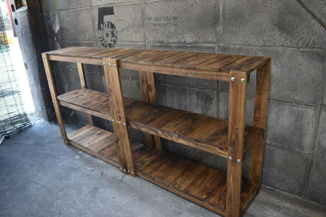 【送料無料】男前インテリア　茶色　インダストリアル　男前　ハンドメイド　6022