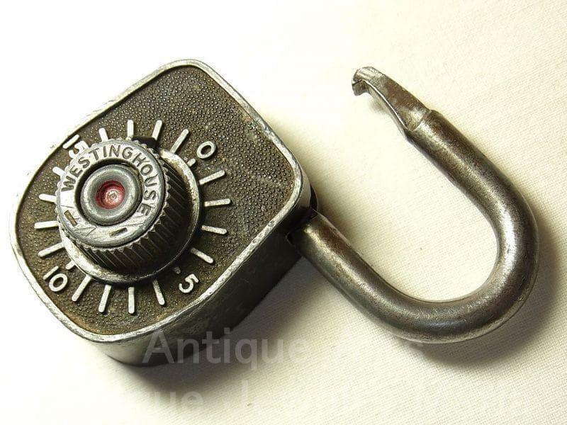 《p1057》1930年　WESTINGHOUSE・GOUGLERダイヤル南京錠