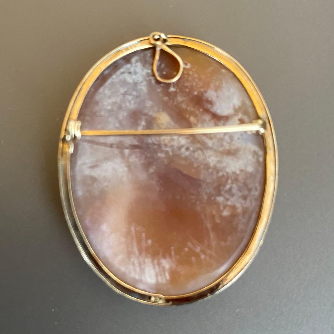 カメオブローチ・ペンダント　14k