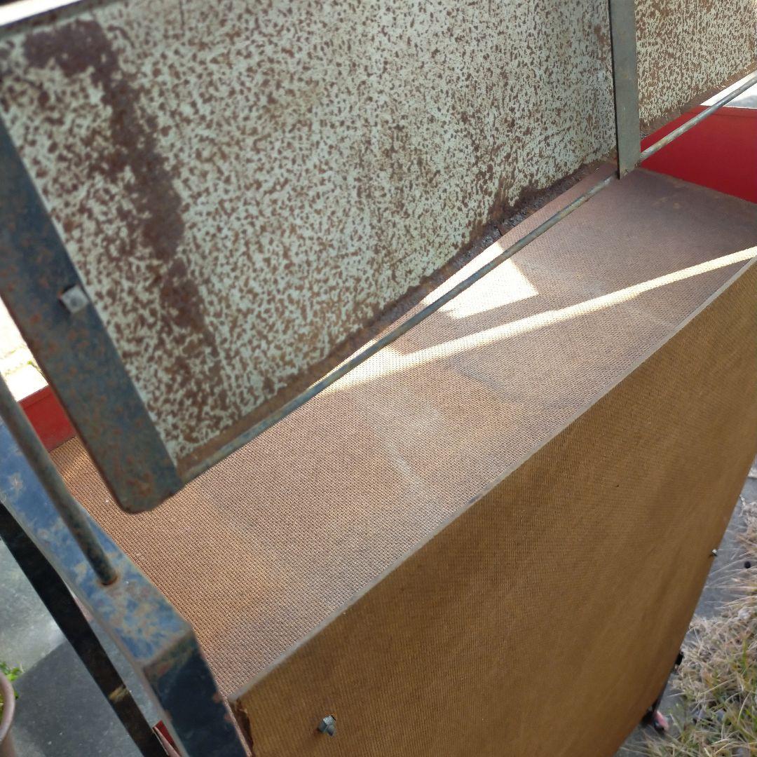 お隣商品付き 昭和レトロ　3段仕様ラック　店舗什器 アイアン シェルフ