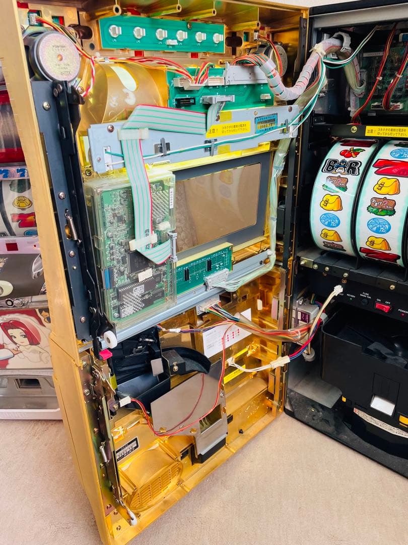 【希少】 パチスロ 実機 めざせドキドキ島 4号機