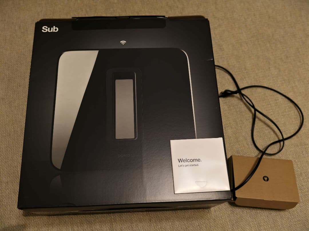 Sonos Sub Gen 3 黒 Wi-Fiサブウーファー