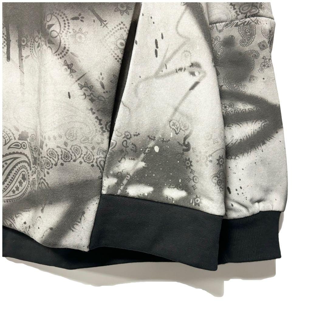 ラッセルノ ゴルフ クルーネック P.O スプレー ペイズリー ブラック M 4