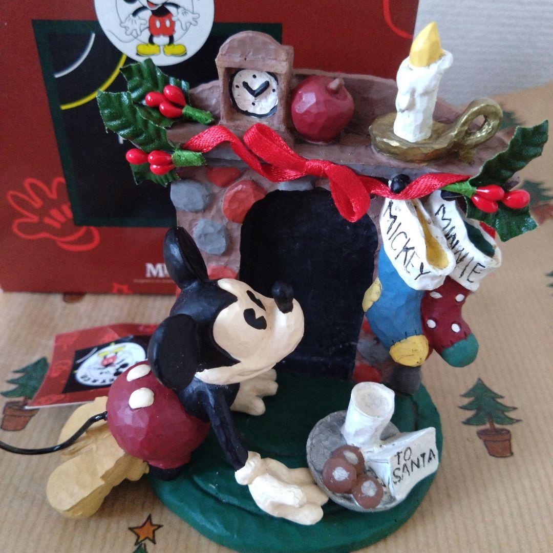 ミッキーマウス 　フィギュア　 陶器製　MIDWEST　クリスマス　箱あり