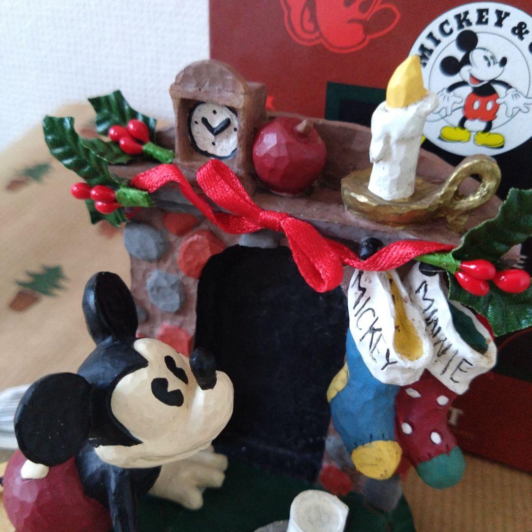 ミッキーマウス 　フィギュア　 陶器製　MIDWEST　クリスマス　箱あり