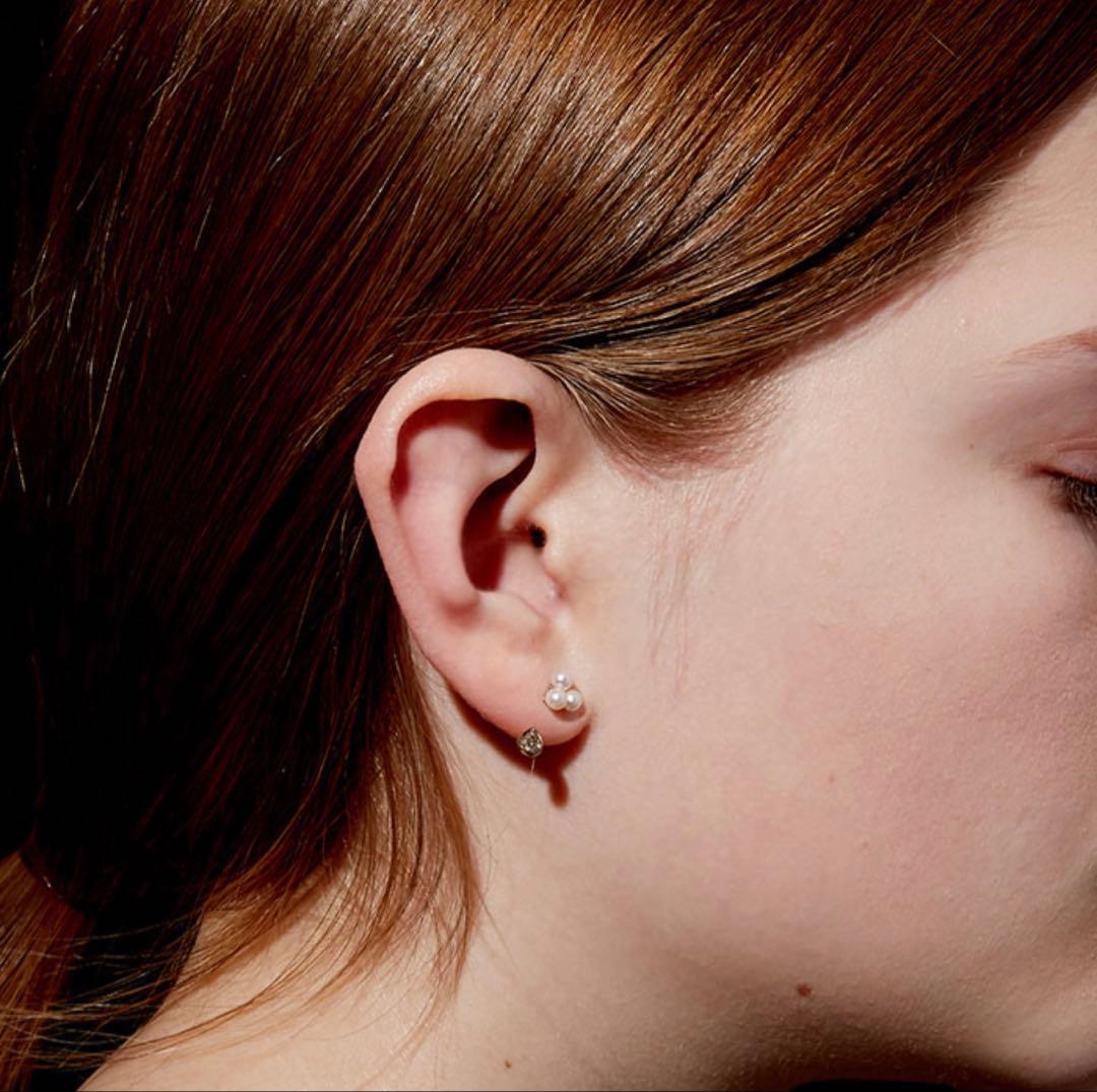 ARTIDA OUD シングルピアスK10パール×ダイヤ 新品未使用