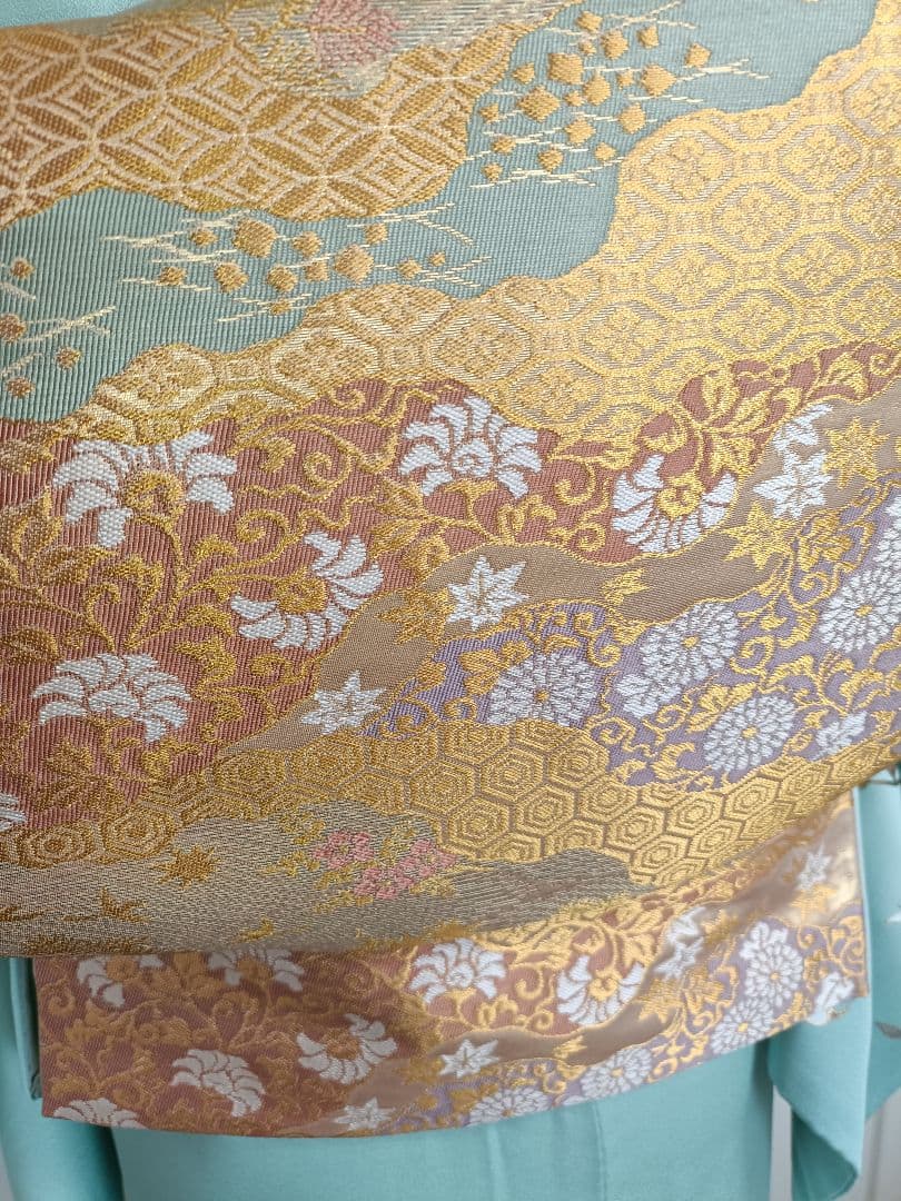 正絹訪問着（作家物）　フルセット4点　卒業式　入学式　宮参り　七五三